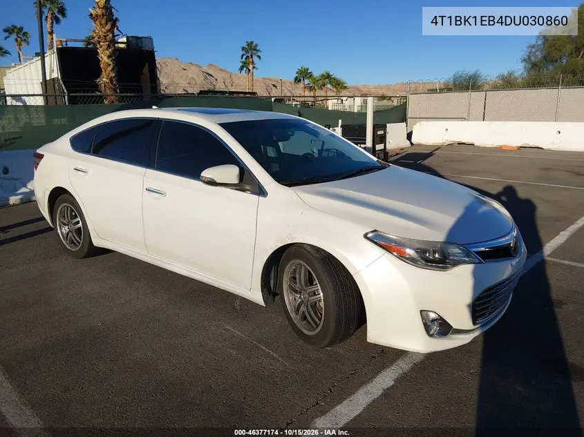TOYOTA AVALON 2013, VIN 4T1BK1EB4DU030860
