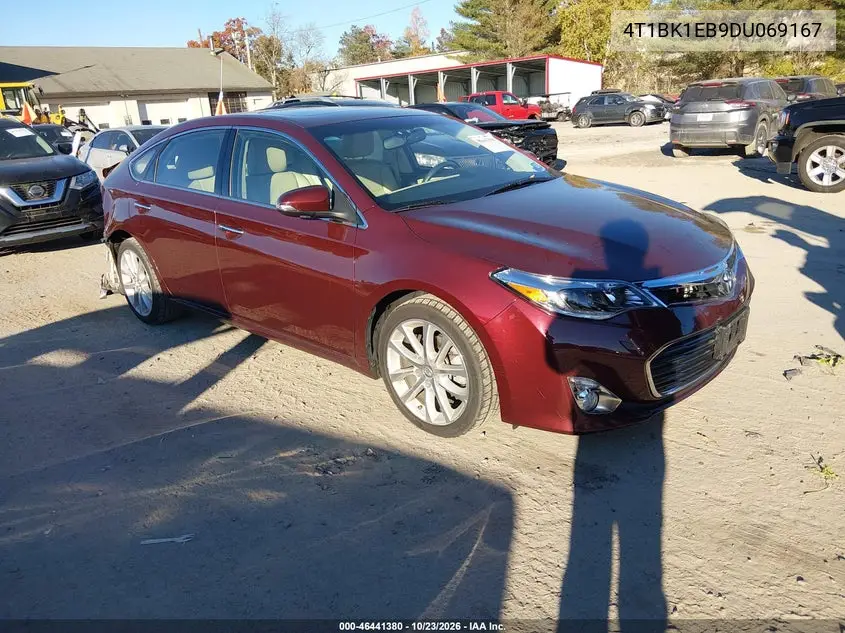 TOYOTA AVALON 2013, VIN 4T1BK1EB9DU069167
