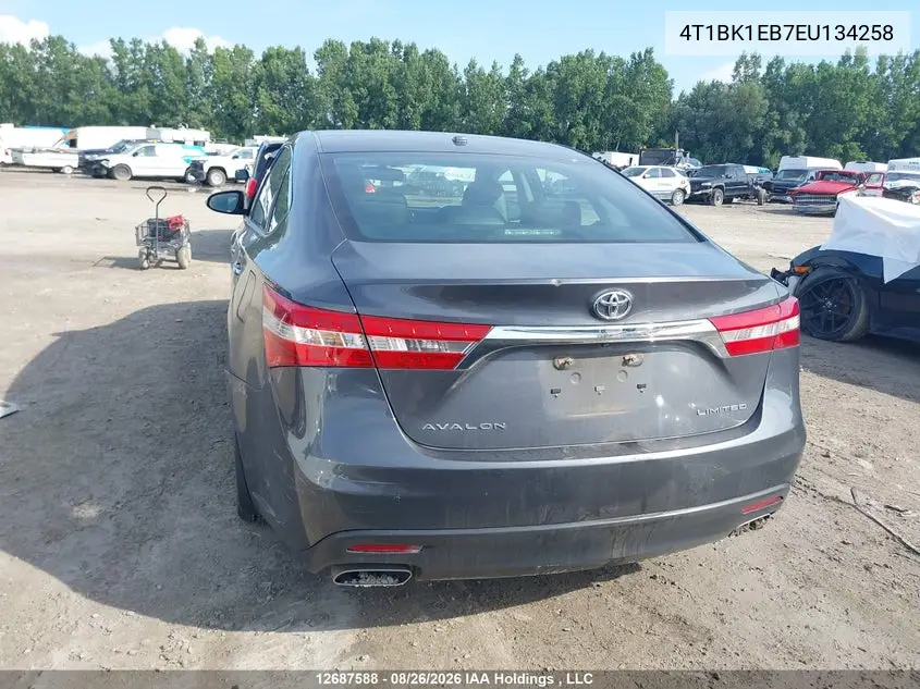 2014 TOYOTA AVALON VIN 4T1BK1EB7EU134258 — фото 16