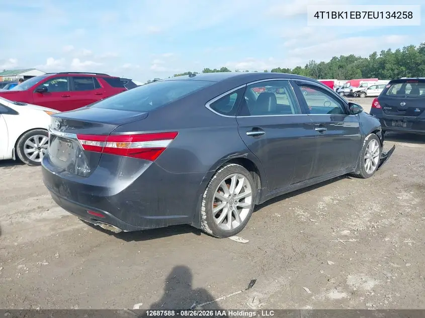 2014 TOYOTA AVALON VIN 4T1BK1EB7EU134258 — фото 4