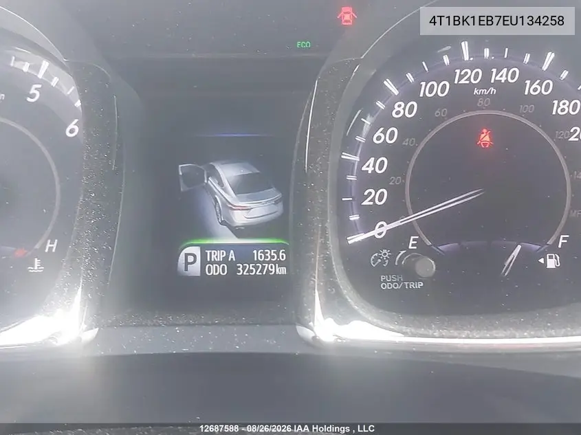 2014 TOYOTA AVALON VIN 4T1BK1EB7EU134258 — фото 7