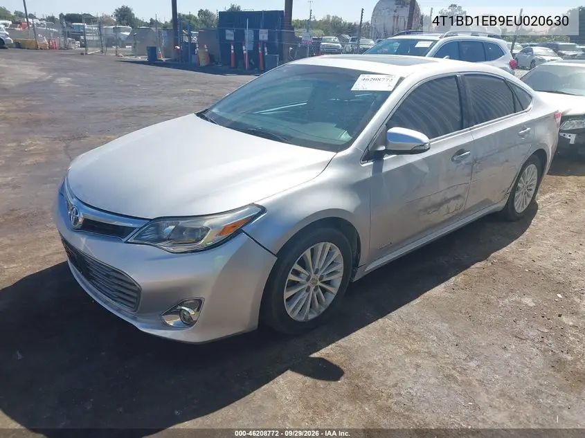 2014 TOYOTA AVALON VIN 4T1BD1EB9EU020630 — фото 2