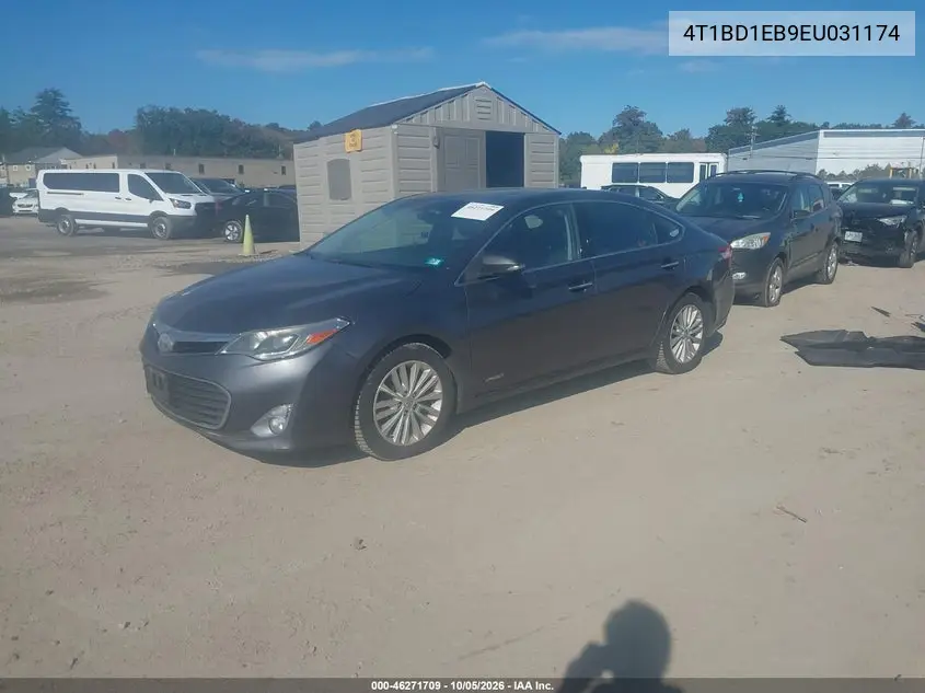 2014 TOYOTA AVALON VIN 4T1BD1EB9EU031174 — фото 2