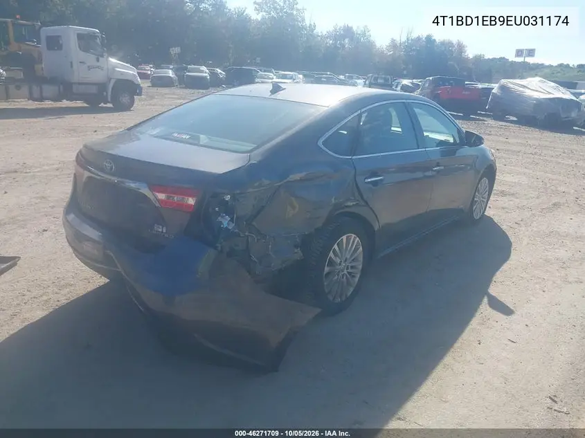 2014 TOYOTA AVALON VIN 4T1BD1EB9EU031174 — фото 4