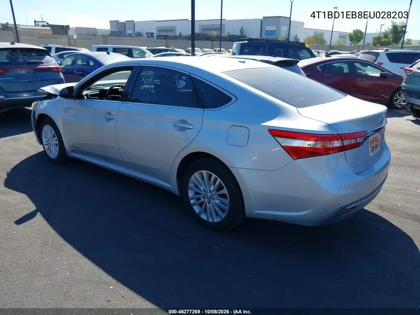 2014 TOYOTA AVALON VIN 4T1BD1EB8EU028203 — фото 3