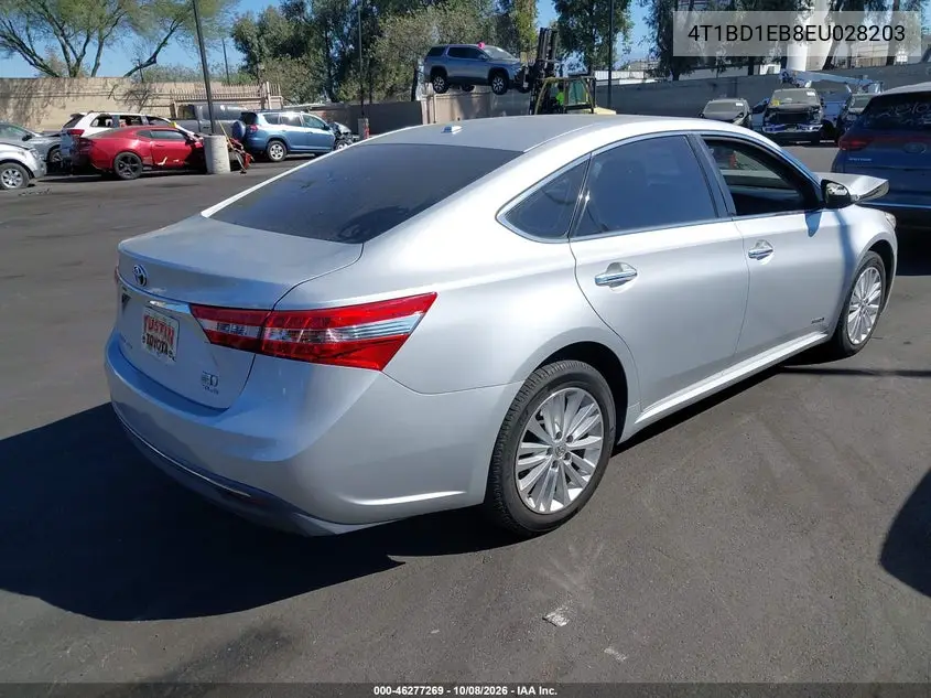 2014 TOYOTA AVALON VIN 4T1BD1EB8EU028203 — фото 4
