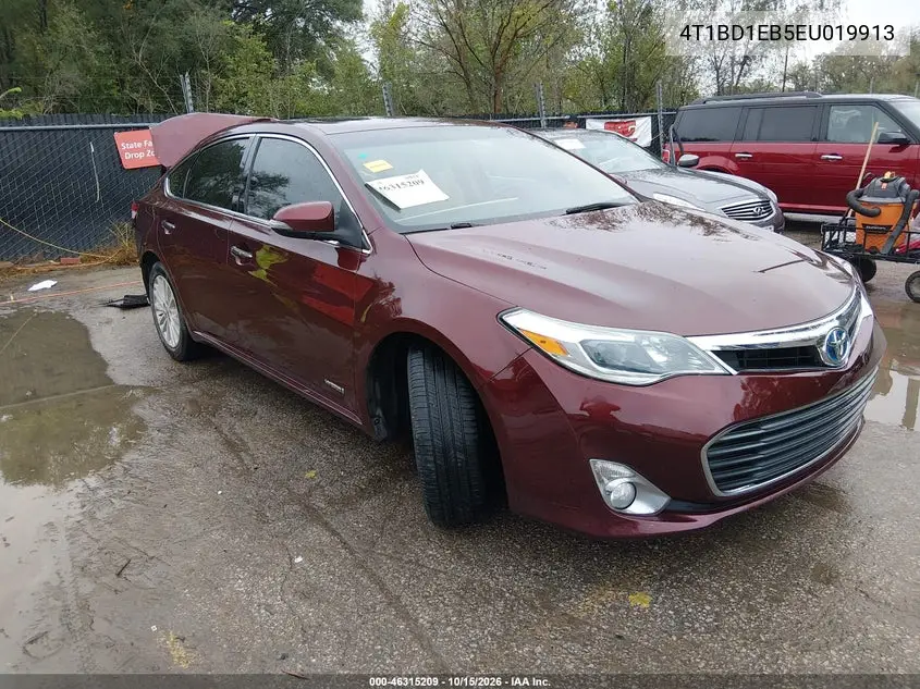TOYOTA AVALON 2014, VIN 4T1BD1EB5EU019913