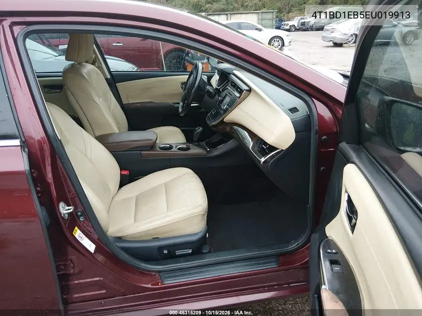2014 TOYOTA AVALON VIN 4T1BD1EB5EU019913 — фото 5