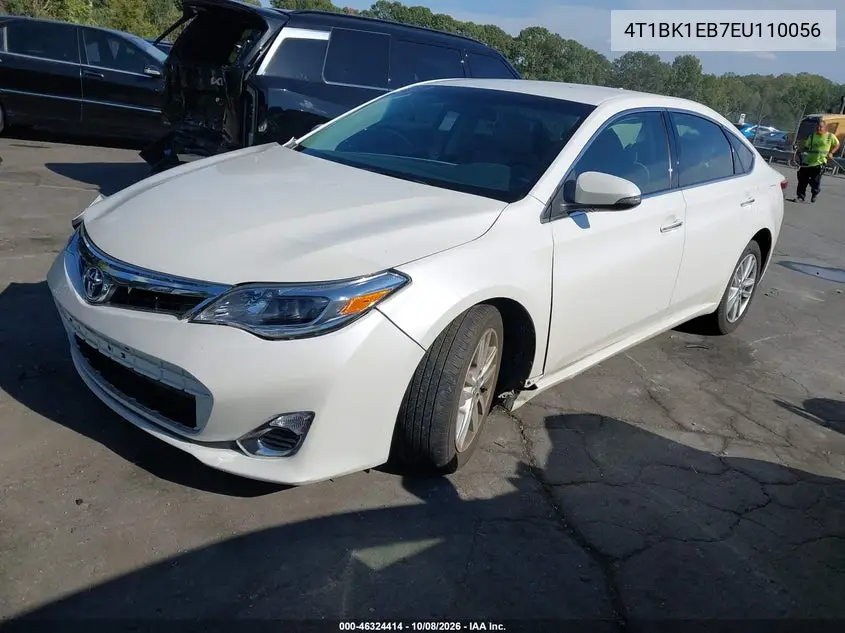 2014 TOYOTA AVALON VIN 4T1BK1EB7EU110056 — фото 2