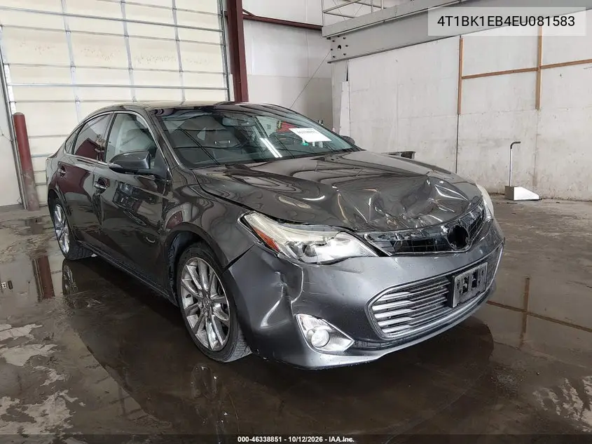 TOYOTA AVALON 2014, VIN 4T1BK1EB4EU081583