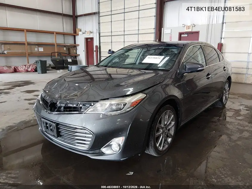 2014 TOYOTA AVALON VIN 4T1BK1EB4EU081583 — фото 2