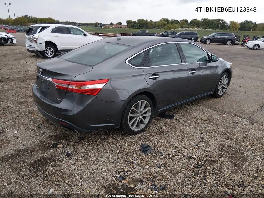 2014 TOYOTA AVALON VIN 4T1BK1EB6EU123848 — фото 4