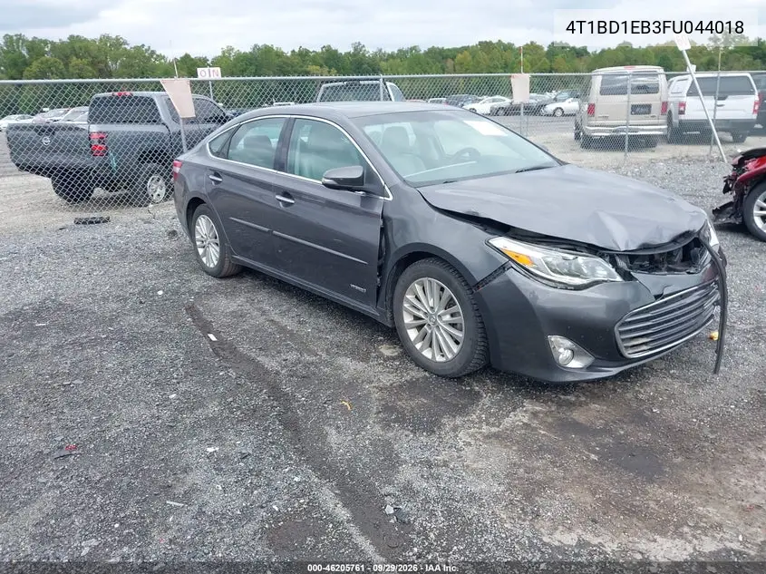 TOYOTA AVALON 2015, VIN 4T1BD1EB3FU044018