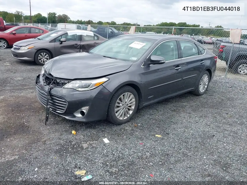 2015 TOYOTA AVALON VIN 4T1BD1EB3FU044018 — фото 2