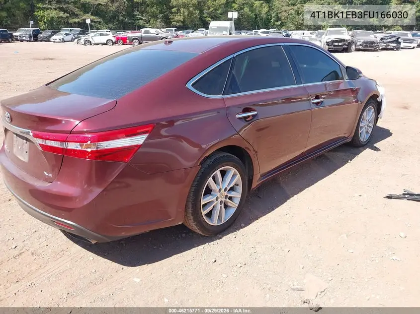2015 TOYOTA AVALON VIN 4T1BK1EB3FU166030 — фото 4