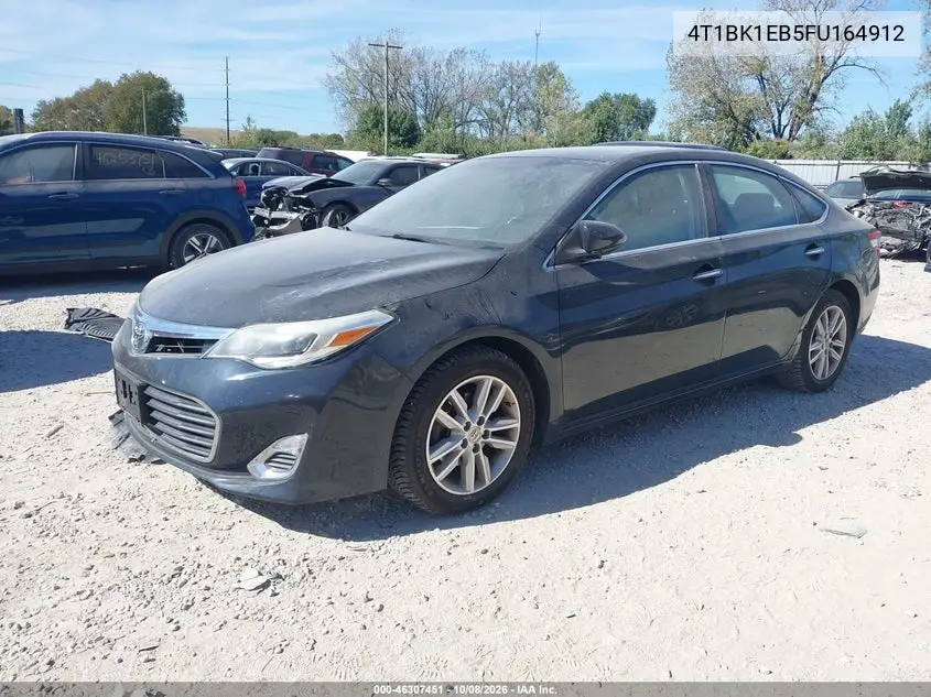 2015 TOYOTA AVALON VIN 4T1BK1EB5FU164912 — фото 2