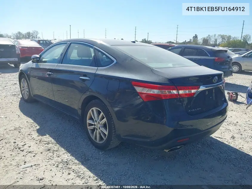 2015 TOYOTA AVALON VIN 4T1BK1EB5FU164912 — фото 3