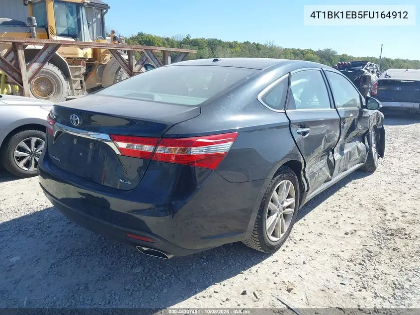 2015 TOYOTA AVALON VIN 4T1BK1EB5FU164912 — фото 4