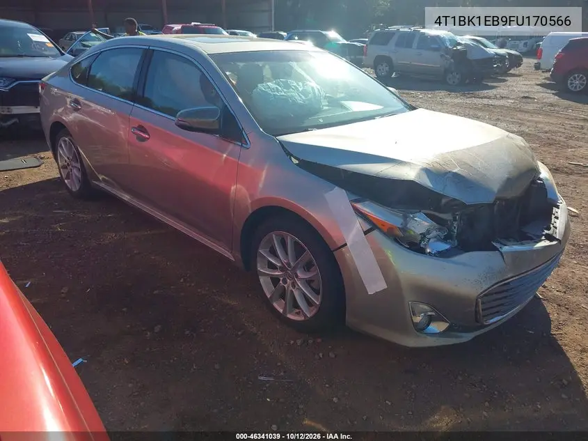 TOYOTA AVALON 2015, VIN 4T1BK1EB9FU170566