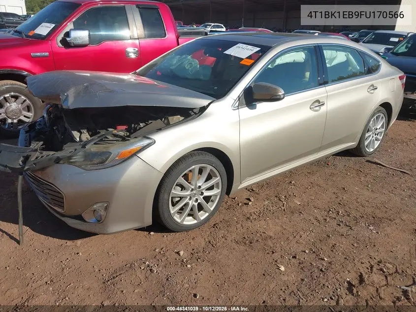 2015 TOYOTA AVALON VIN 4T1BK1EB9FU170566 — фото 2