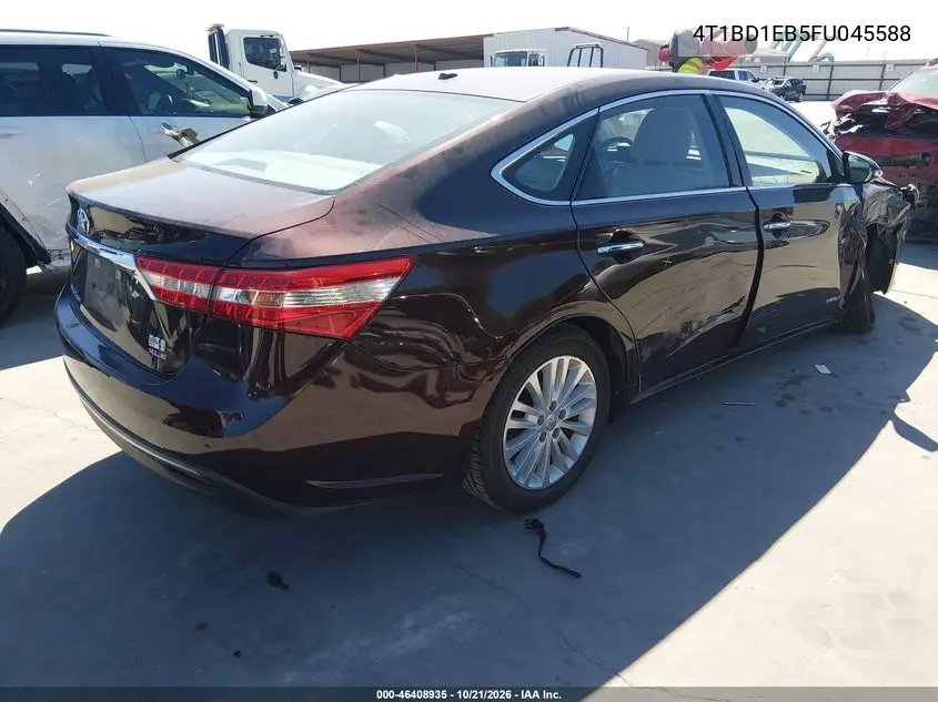 2015 TOYOTA AVALON VIN 4T1BD1EB5FU045588 — фото 4