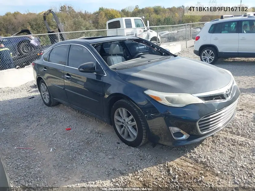 TOYOTA AVALON 2015, VIN 4T1BK1EB9FU167182