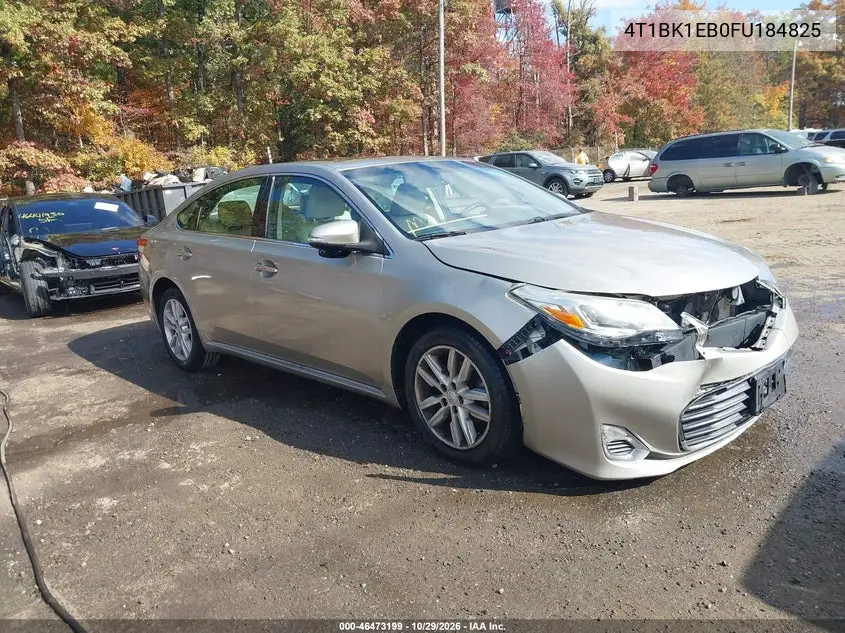 TOYOTA AVALON 2015, VIN 4T1BK1EB0FU184825