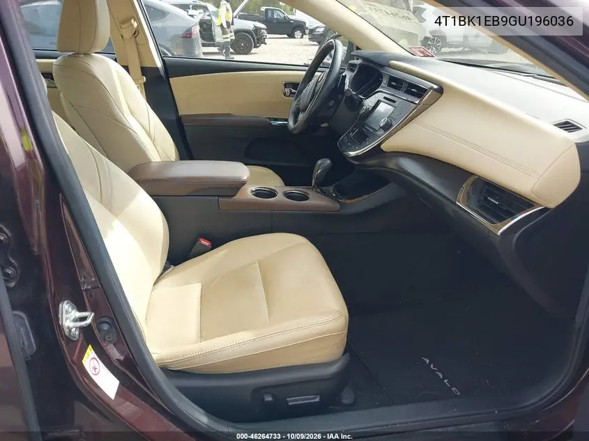 2016 TOYOTA AVALON VIN 4T1BK1EB9GU196036 — фото 5
