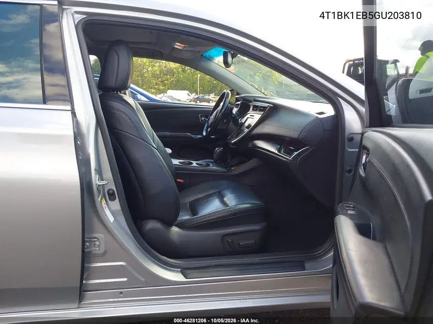 2016 TOYOTA AVALON VIN 4T1BK1EB5GU203810 — фото 5