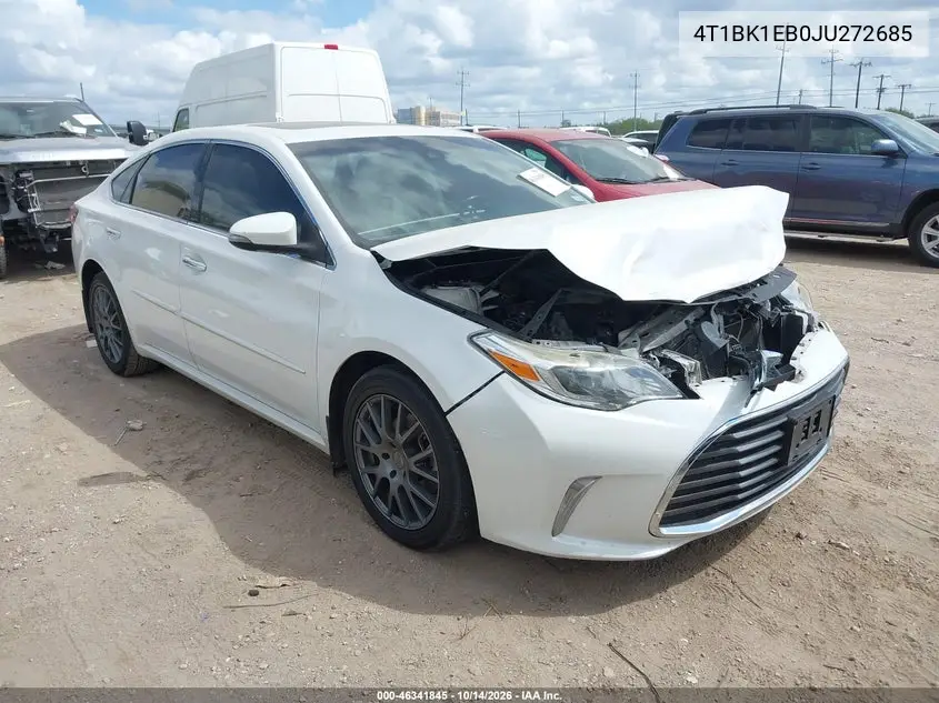 TOYOTA AVALON 2018, VIN 4T1BK1EB0JU272685