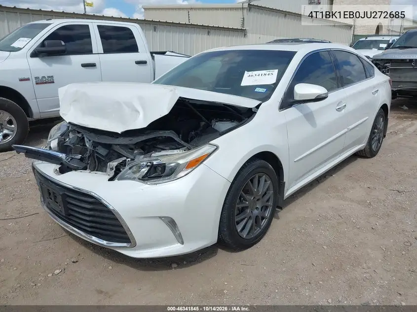 2018 TOYOTA AVALON VIN 4T1BK1EB0JU272685 — фото 2