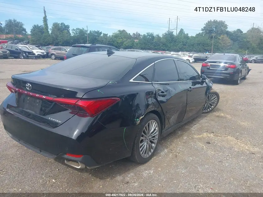 2020 TOYOTA AVALON VIN 4T1DZ1FB1LU048248 — фото 4