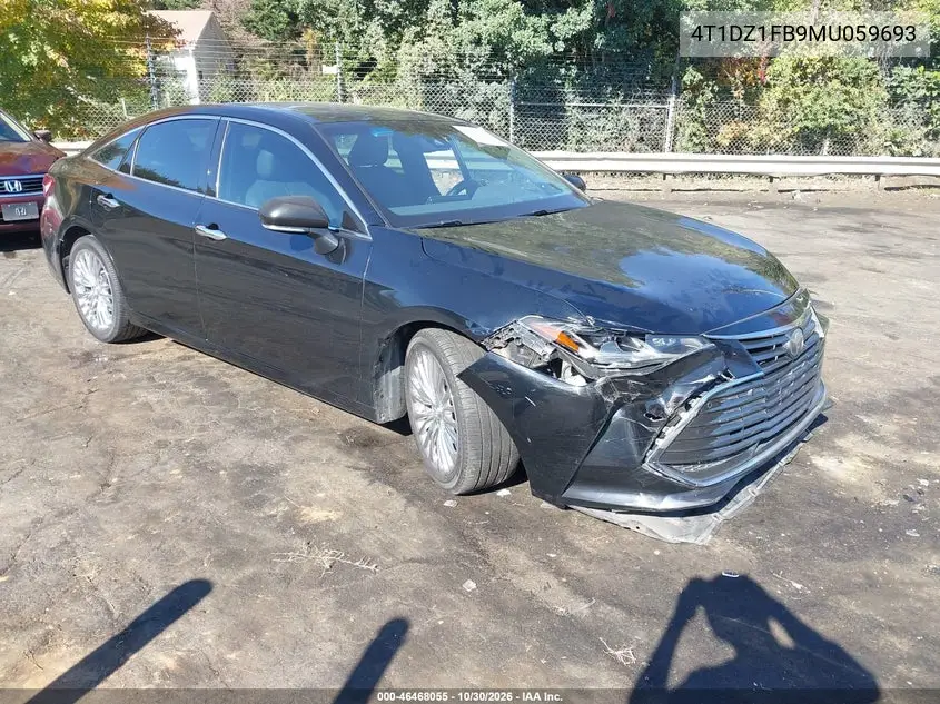 TOYOTA AVALON 2021, VIN 4T1DZ1FB9MU059693