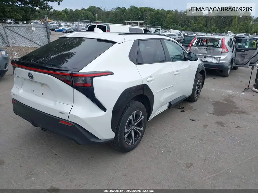 2024 TOYOTA BZ4X VIN JTMABACA8RA069289 — фото 4