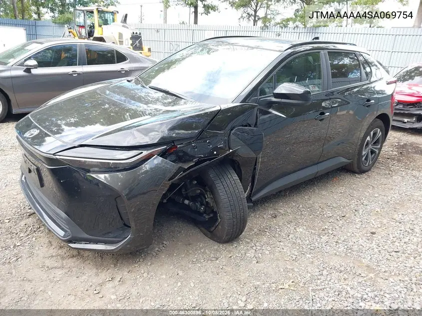 2025 TOYOTA BZ4X VIN JTMAAAAA4SA069754 — фото 2