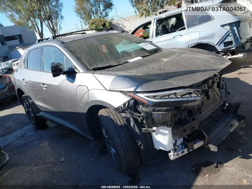 TOYOTA BZ4X 2026, VIN JTMBDAFB3TA004067