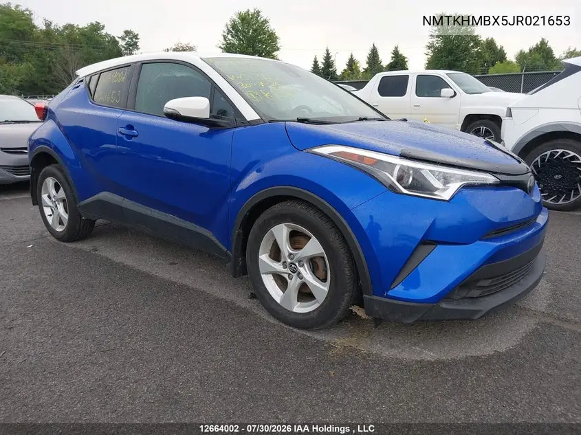 TOYOTA C-HR 2018, VIN NMTKHMBX5JR021653