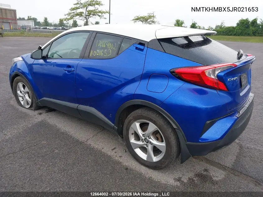 2018 TOYOTA C-HR VIN NMTKHMBX5JR021653 — фото 3