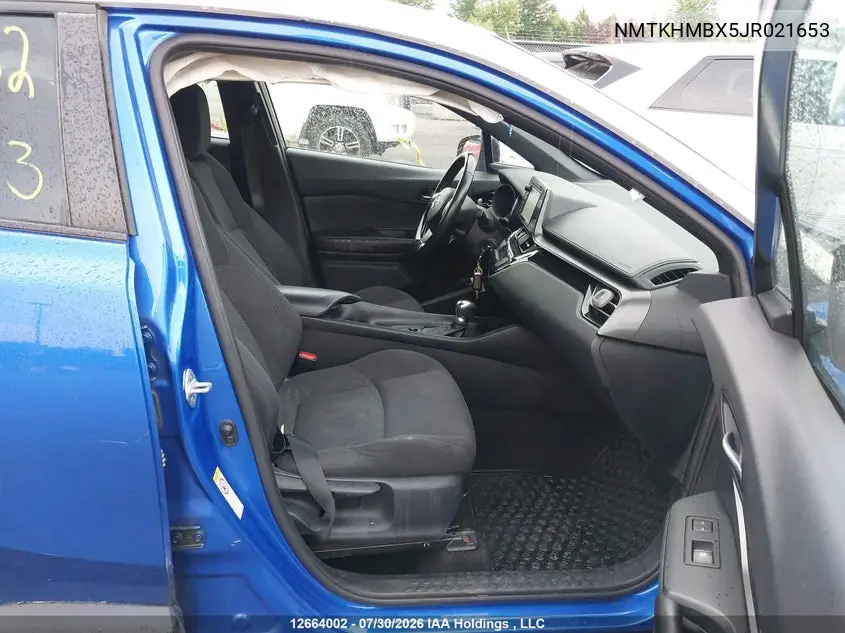 2018 TOYOTA C-HR VIN NMTKHMBX5JR021653 — фото 5