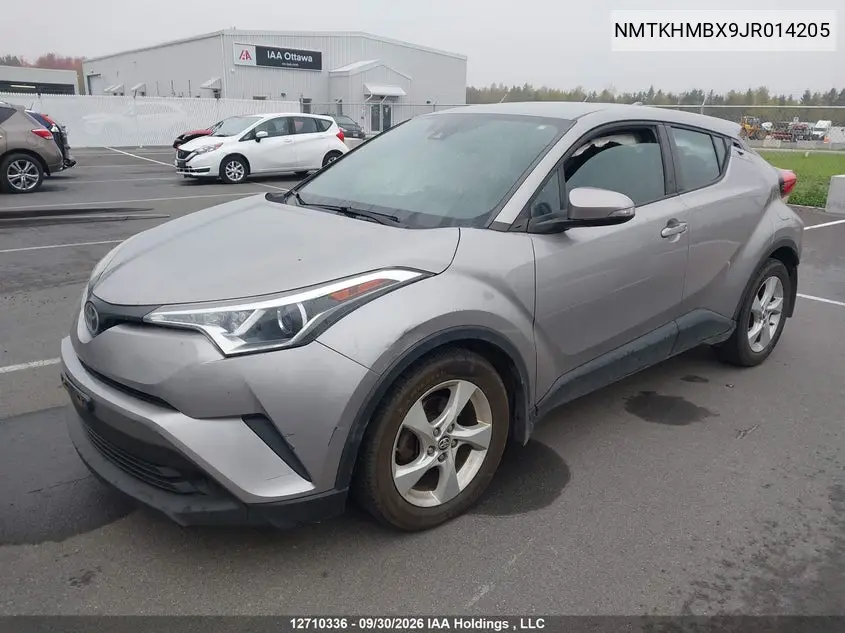 2018 TOYOTA C-HR VIN NMTKHMBX9JR014205 — фото 2
