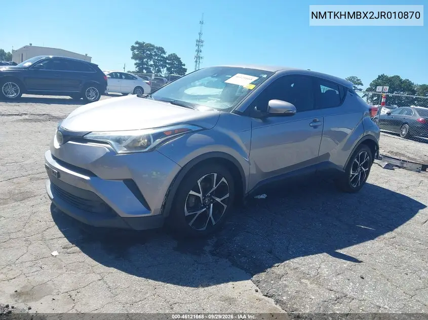 TOYOTA C-HR 2018, VIN NMTKHMBX2JR010870