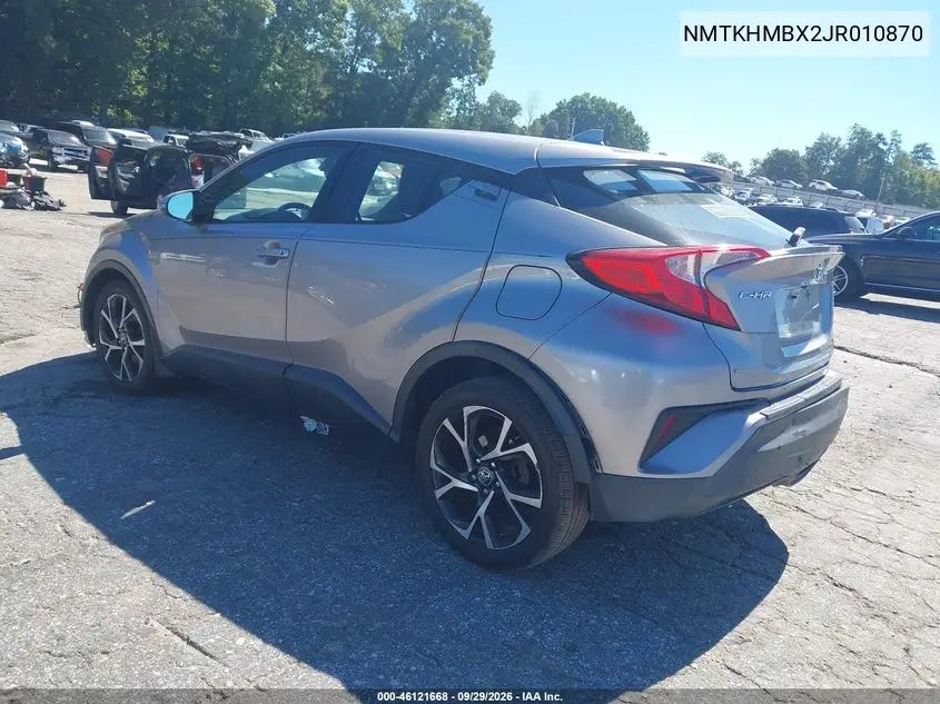 2018 TOYOTA C-HR VIN NMTKHMBX2JR010870 — фото 2