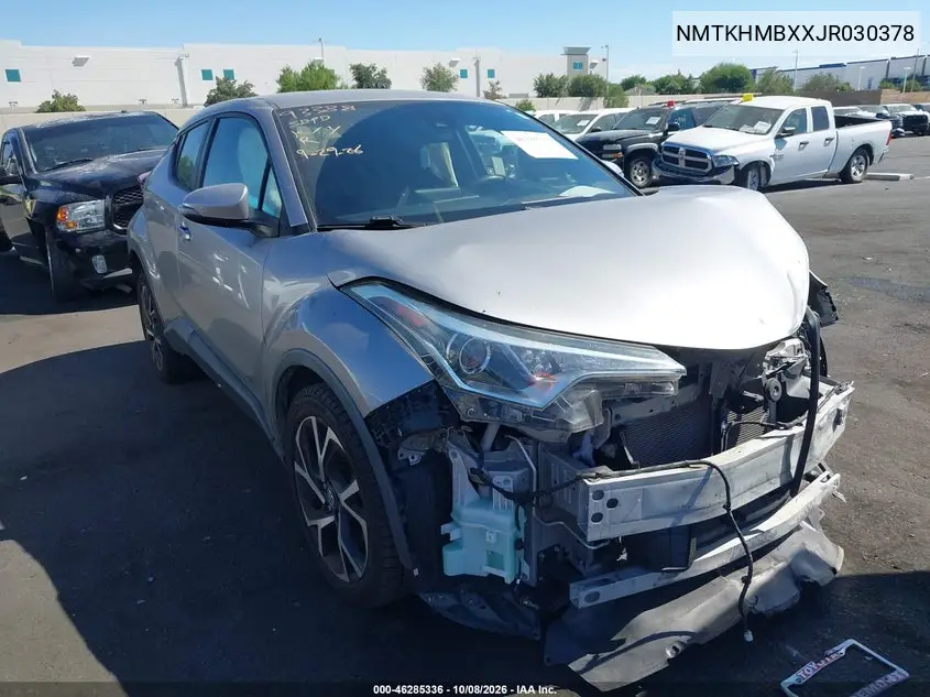 TOYOTA C-HR 2018, VIN NMTKHMBXXJR030378