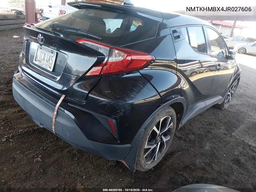 2018 TOYOTA C-HR VIN NMTKHMBX4JR027606 — фото 4