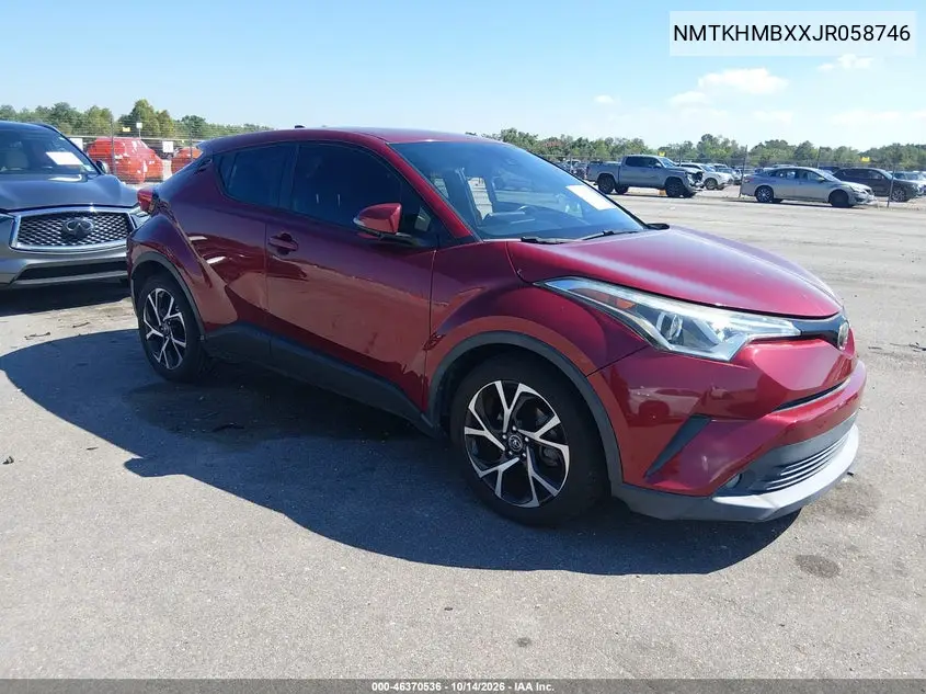 TOYOTA C-HR 2018, VIN NMTKHMBXXJR058746