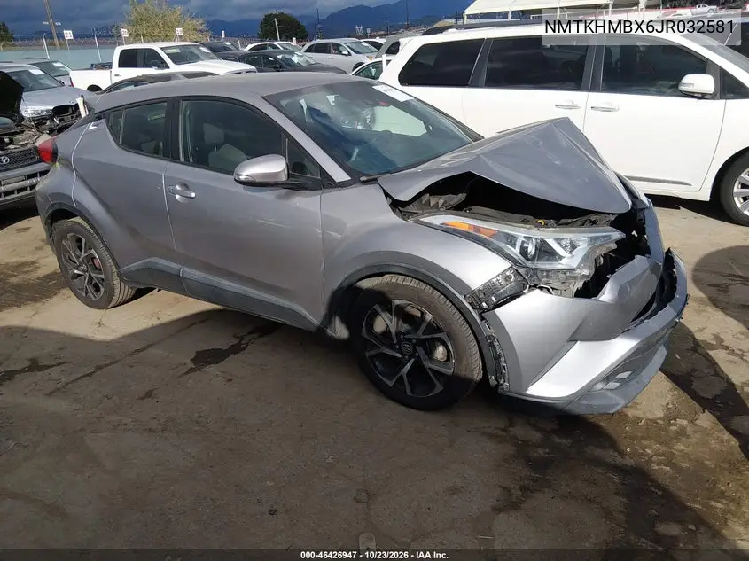 TOYOTA C-HR 2018, VIN NMTKHMBX6JR032581