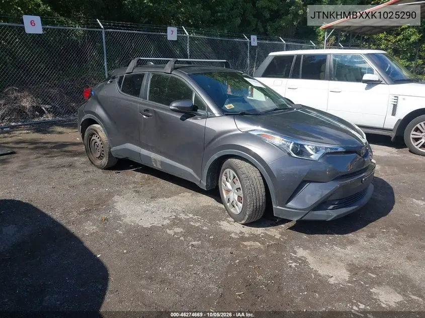 TOYOTA C-HR 2019, VIN JTNKHMBXXK1025290