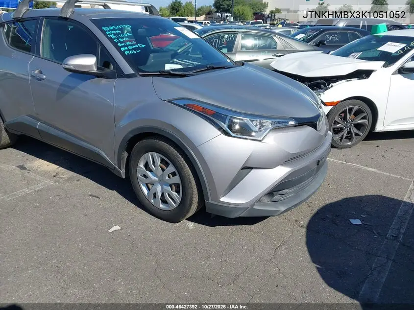 TOYOTA C-HR 2019, VIN JTNKHMBX3K1051052