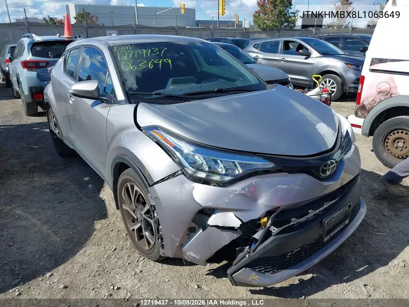 TOYOTA C-HR 2020, VIN JTNKHMBX8L1063649