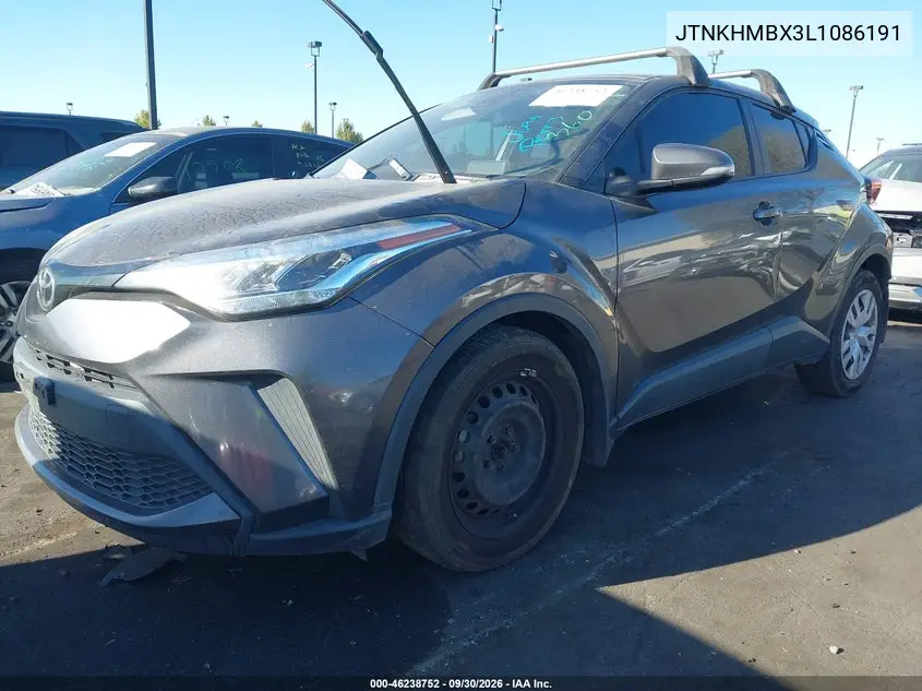 2020 TOYOTA C-HR VIN JTNKHMBX3L1086191 — фото 2